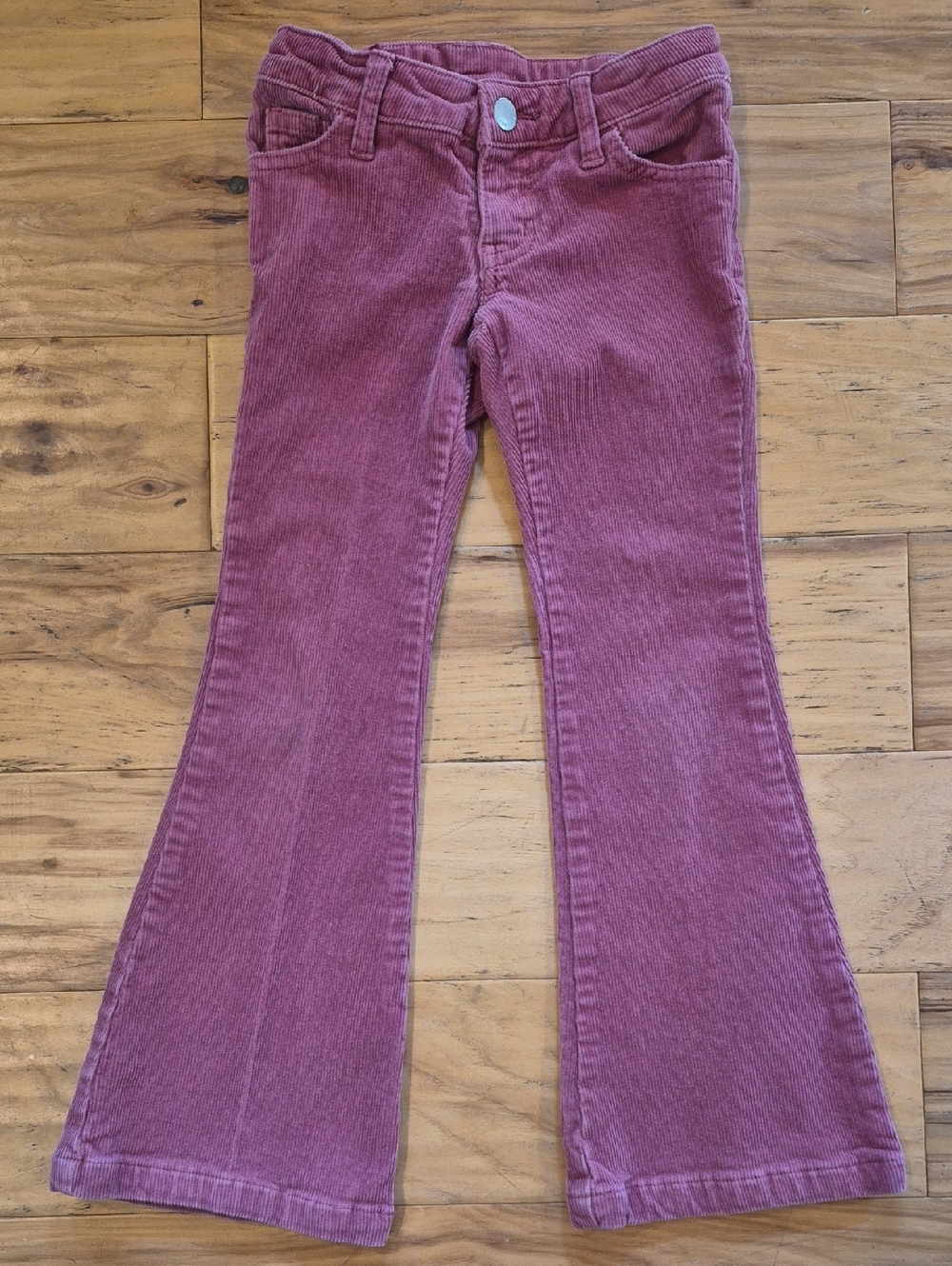 art class dusty rose corduroy girls' flared pants